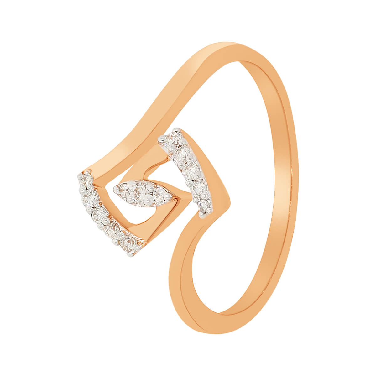 Urban Shimmer Rose Gold Ring