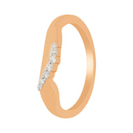 Modern Twirl Diamond Ring for Women