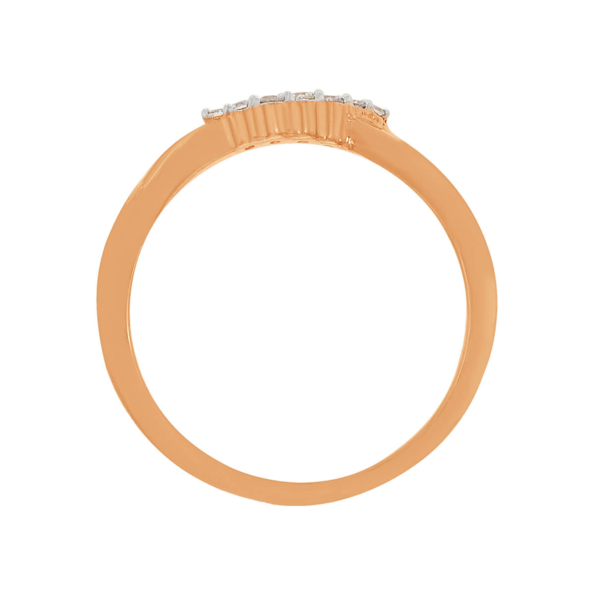 Modern Twirl Diamond Ring for Women