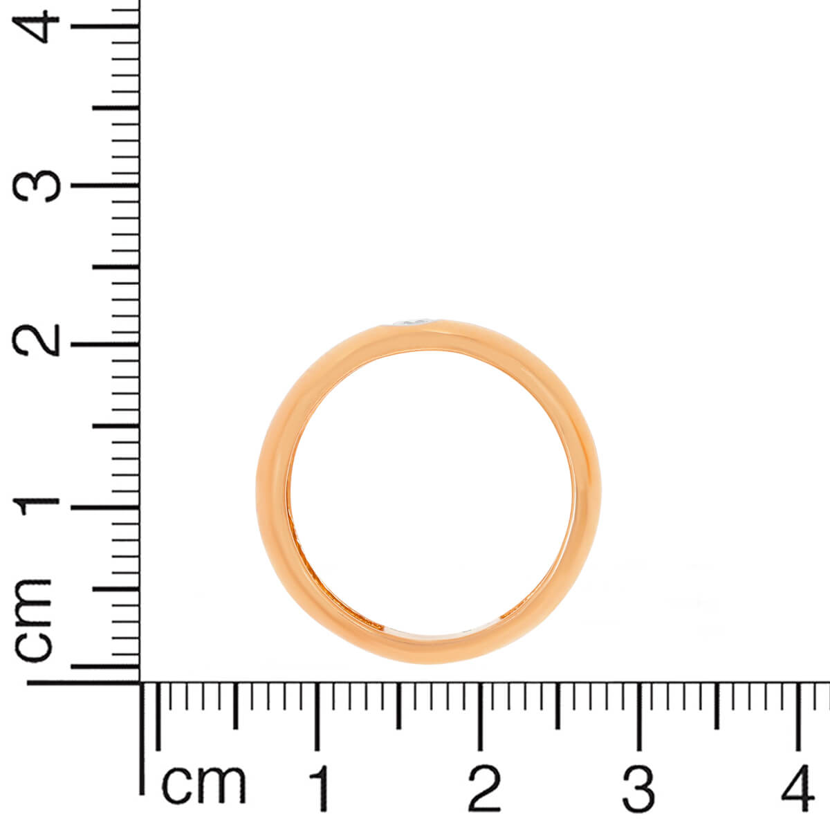 Rosy Elegance Diamond Couple Band