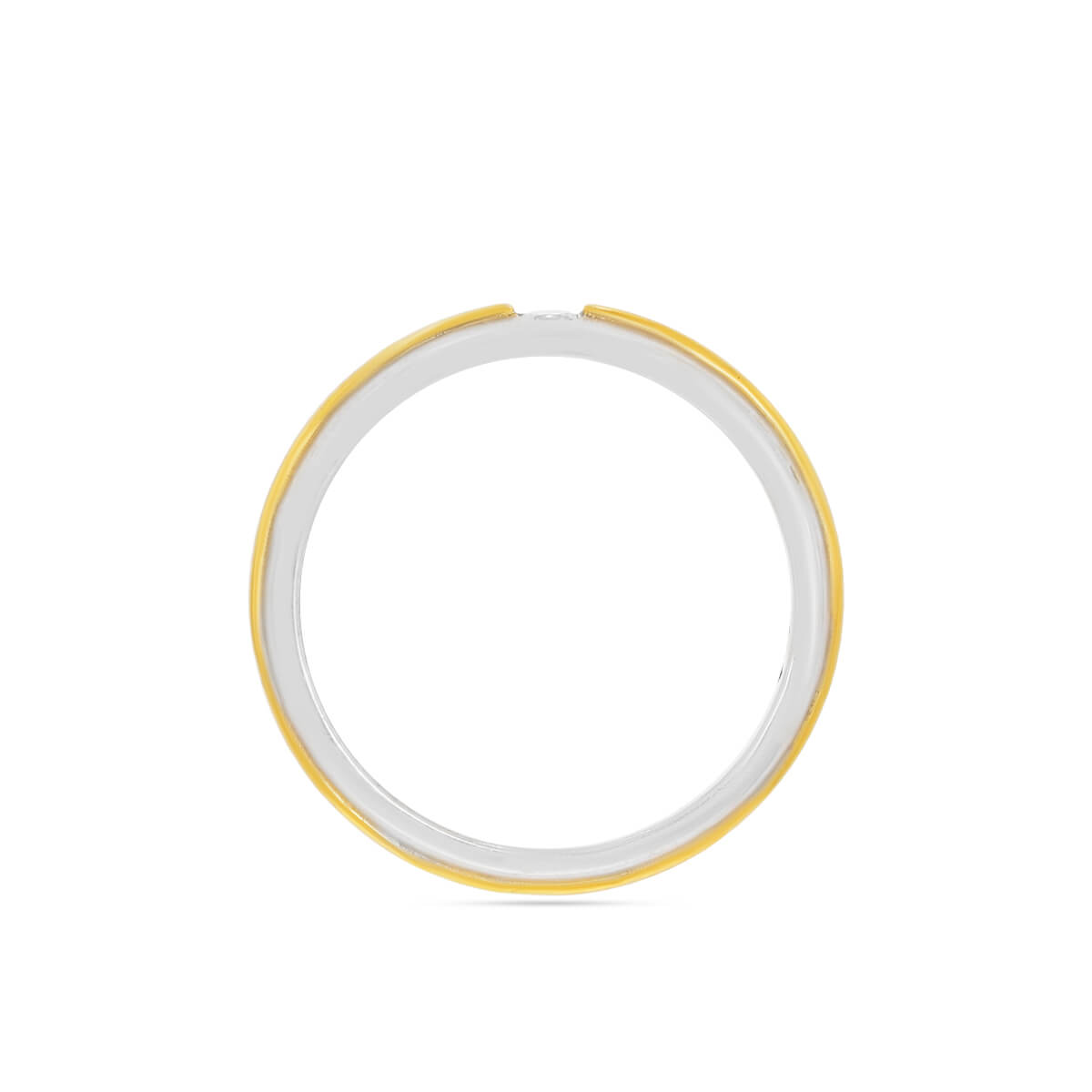 Minimalist Glow Diamond Couple Band
