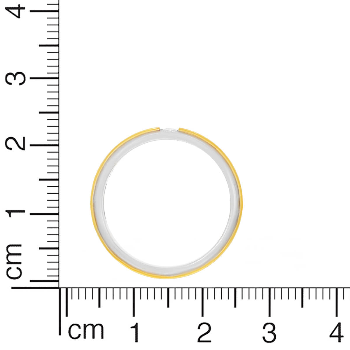 Minimalist Glow Diamond Couple Band