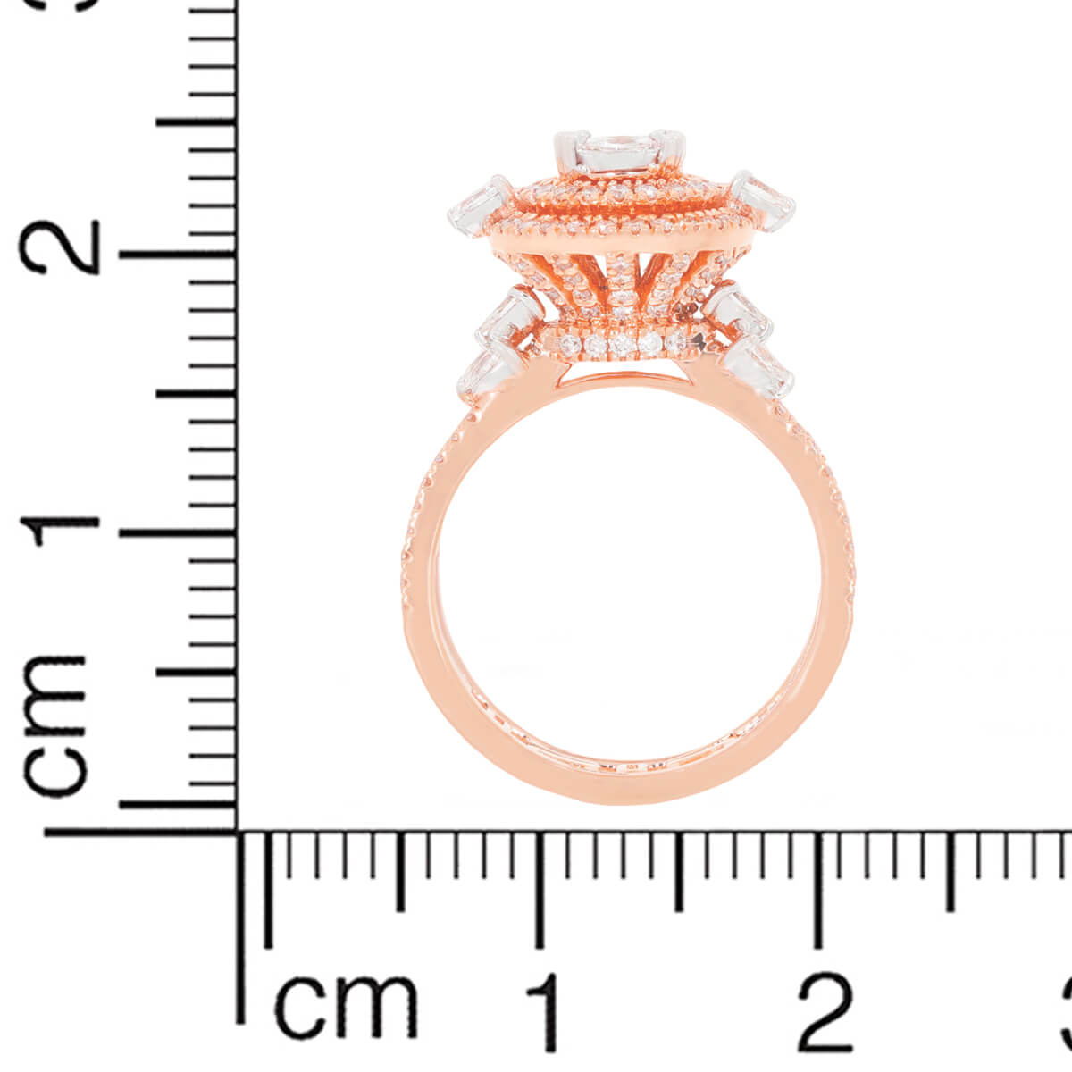 Vintage Aura Diamond Engagement Ring for Women