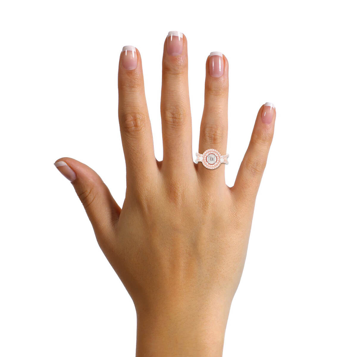 Vintage Aura Diamond Engagement Ring for Women