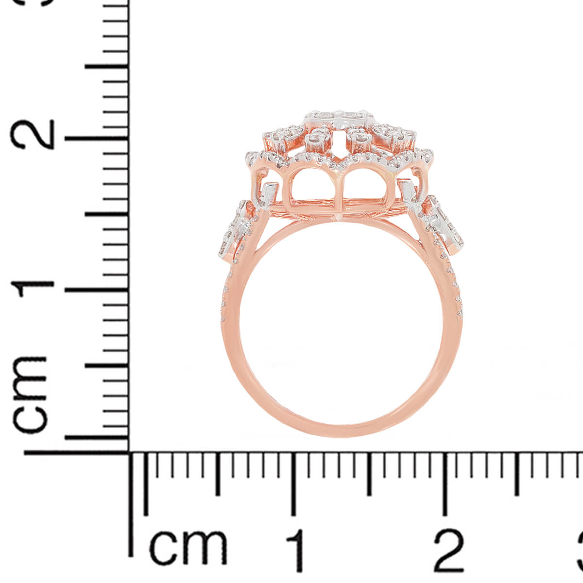 Cheerful Shiny Floweret Ring for Women