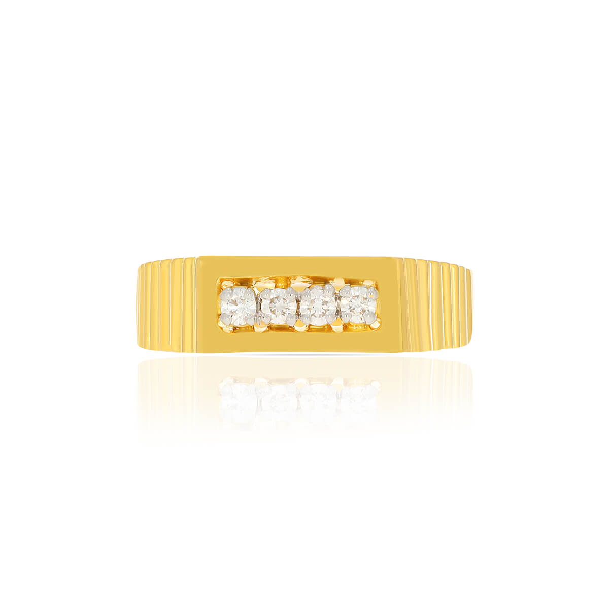 Zeal Shine Diamond Ring for Men 18K