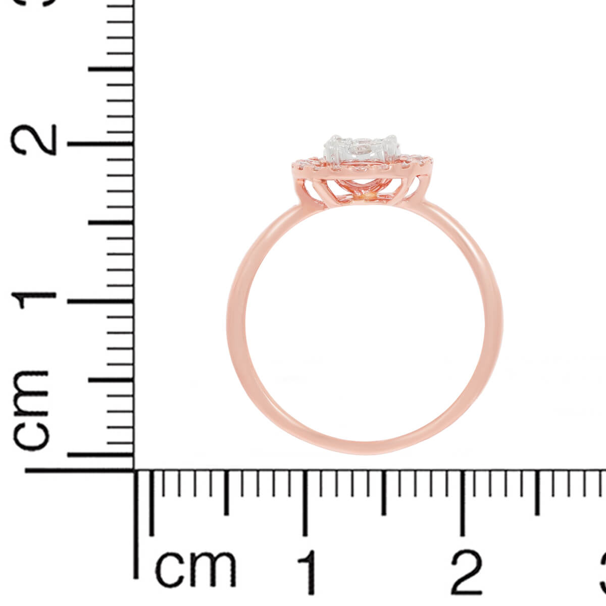 Radiant Orb Diamond Engagement Ring for Women