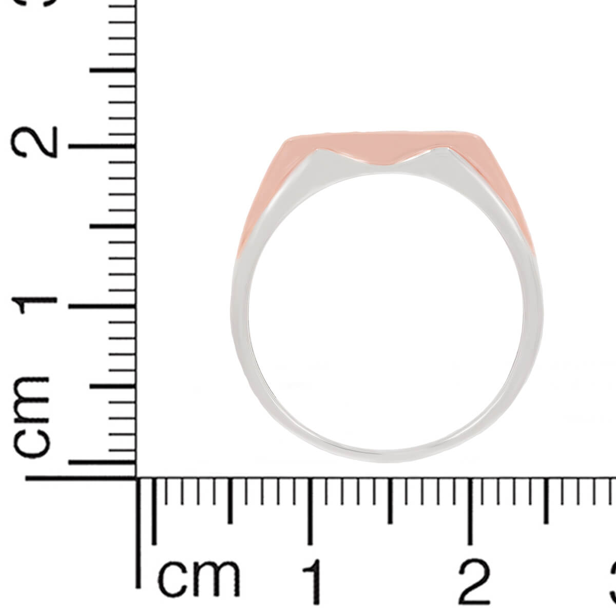 Sleek Radiant Men Diamond Ring for Men 18K