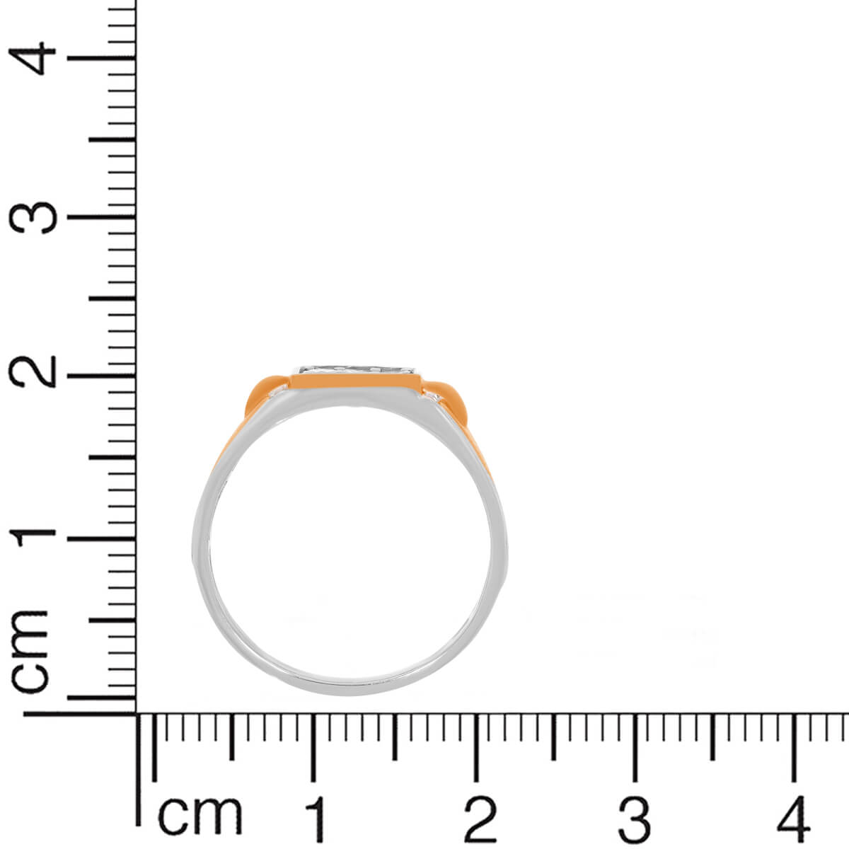 Stunning Simplicity Men Diamond Ring for Men 18K