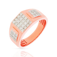 Brawny Rizz Rose Gold Rings for Men