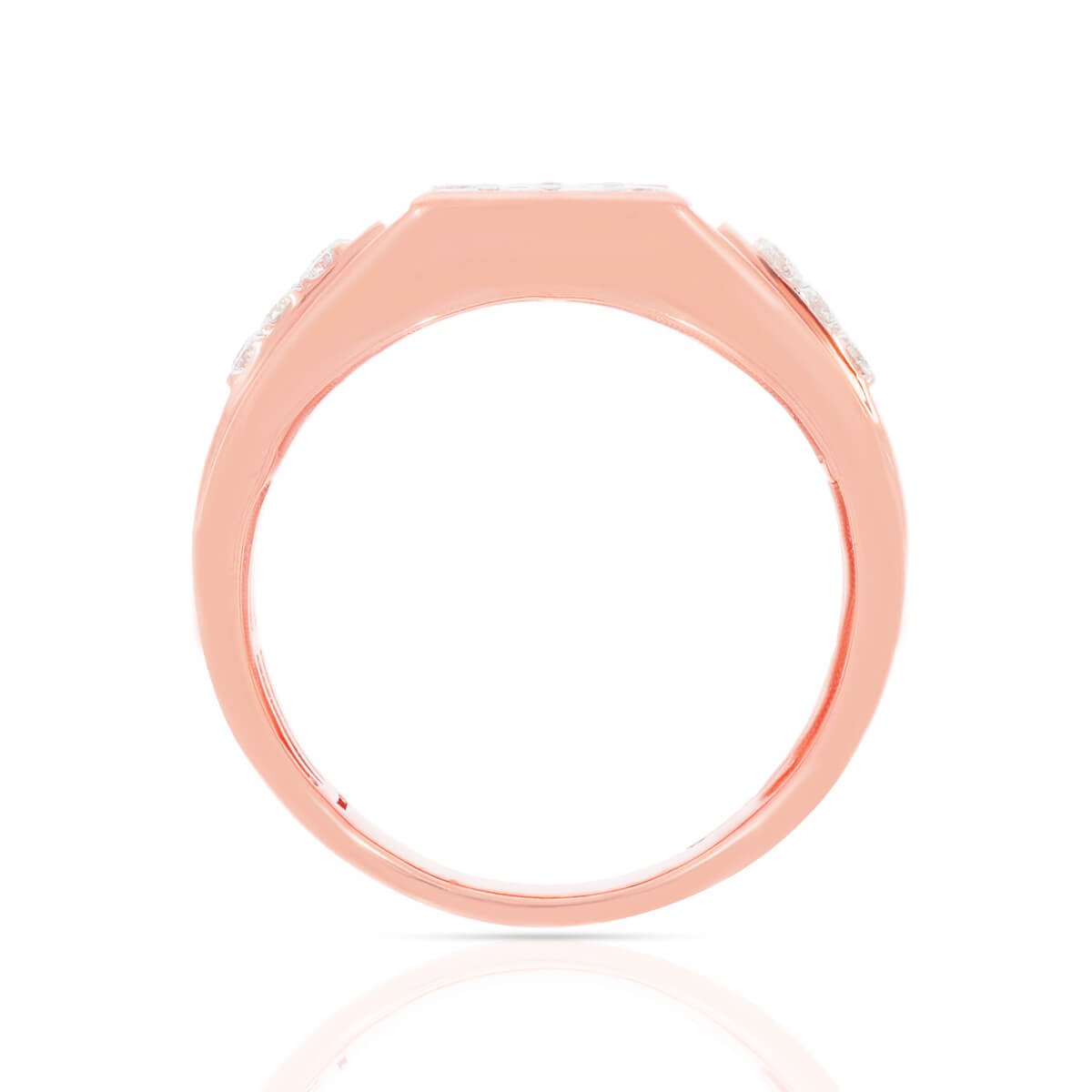 Brawny Rizz Rose Gold Rings for Men