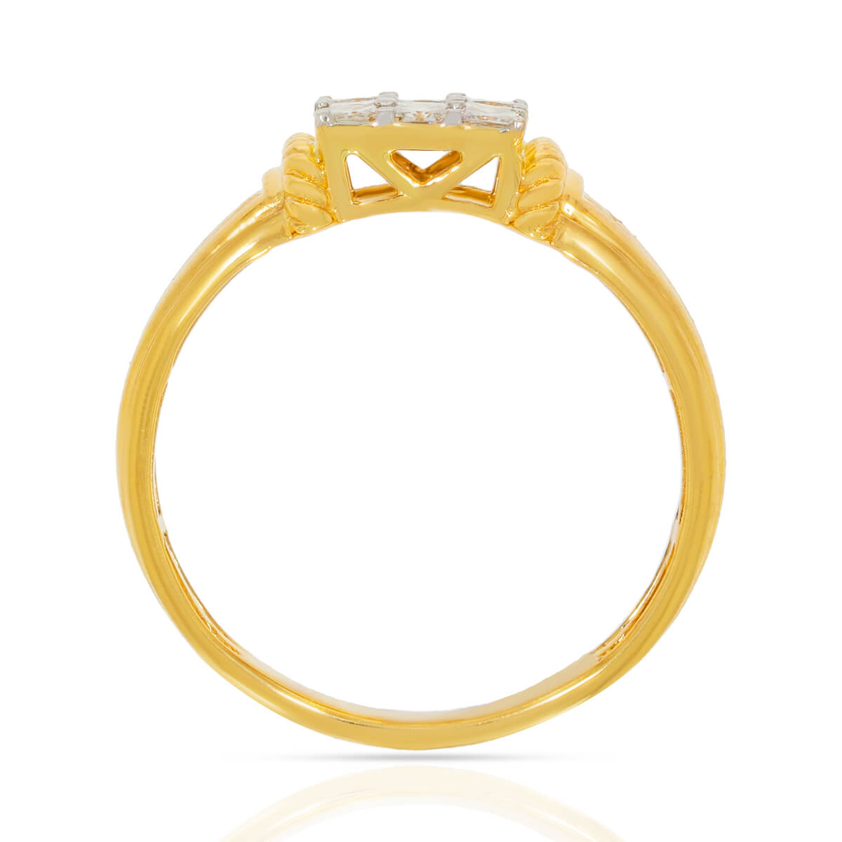 Brawny Essence Gold Rings for Men