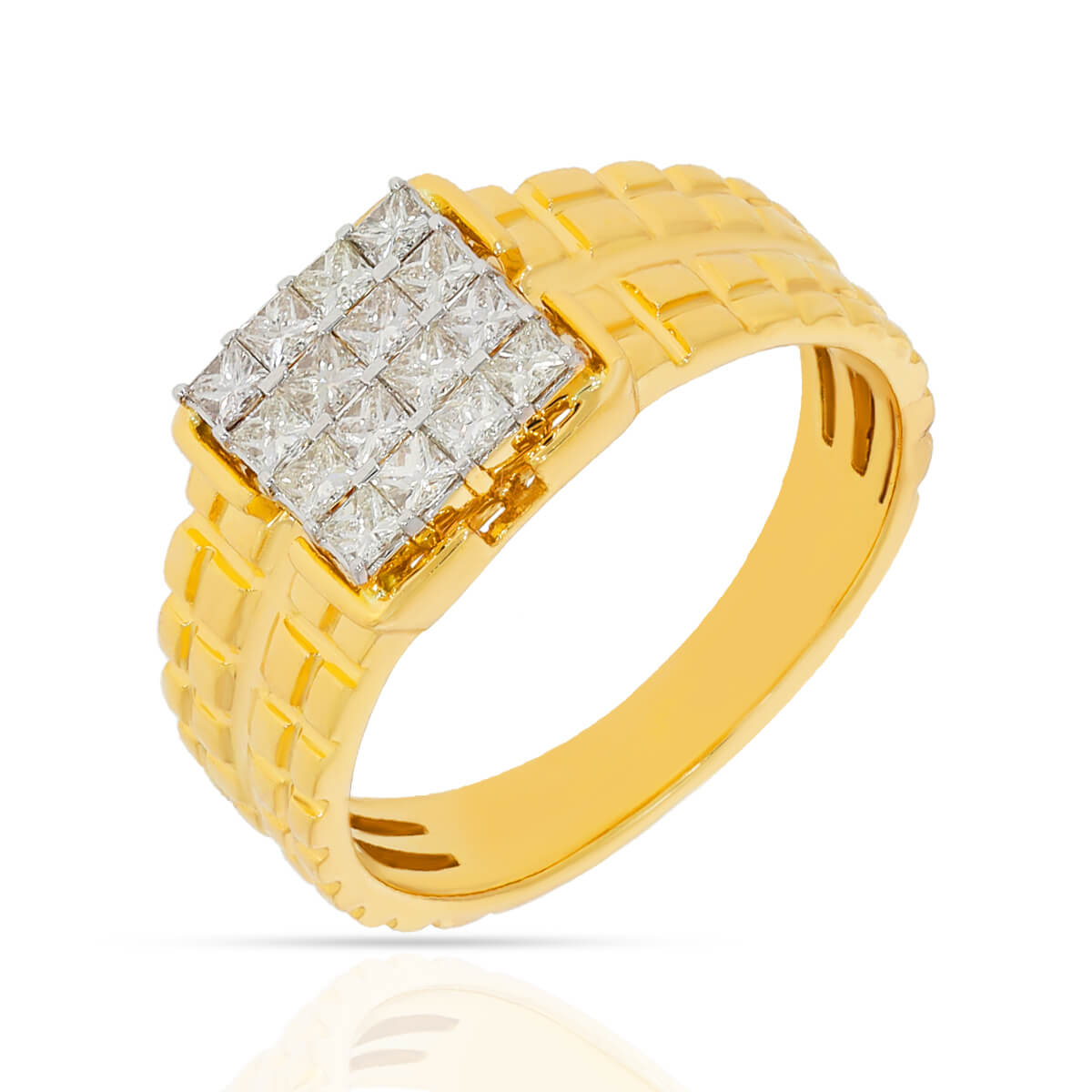 Radiant and Stout Gold Rings for Men