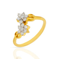 Graceful Bloom Diamond Ring for Women