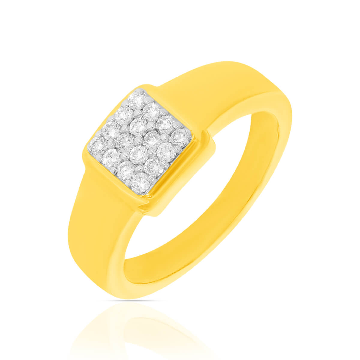 Classic Radiance Diamond Ring for Men 18K