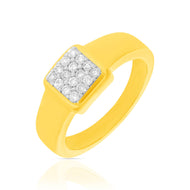 Classic Radiance Diamond Ring for Men 18K