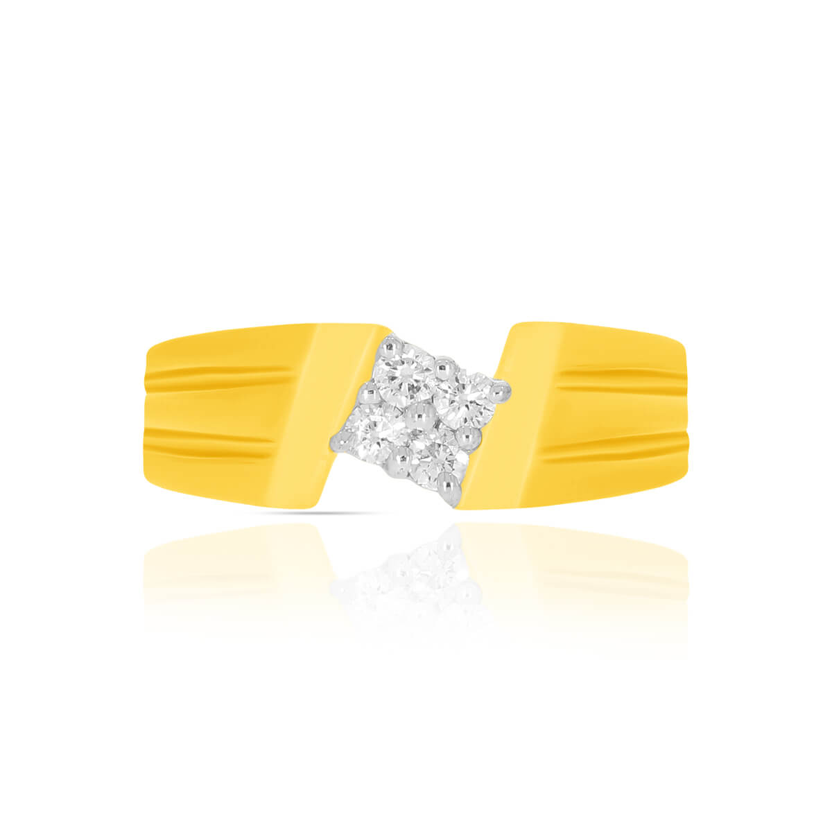 Stylish Luxurious Diamond Ring for Men 18K