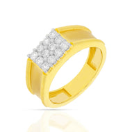 Radiant Stylish Diamond Ring for Men 18K