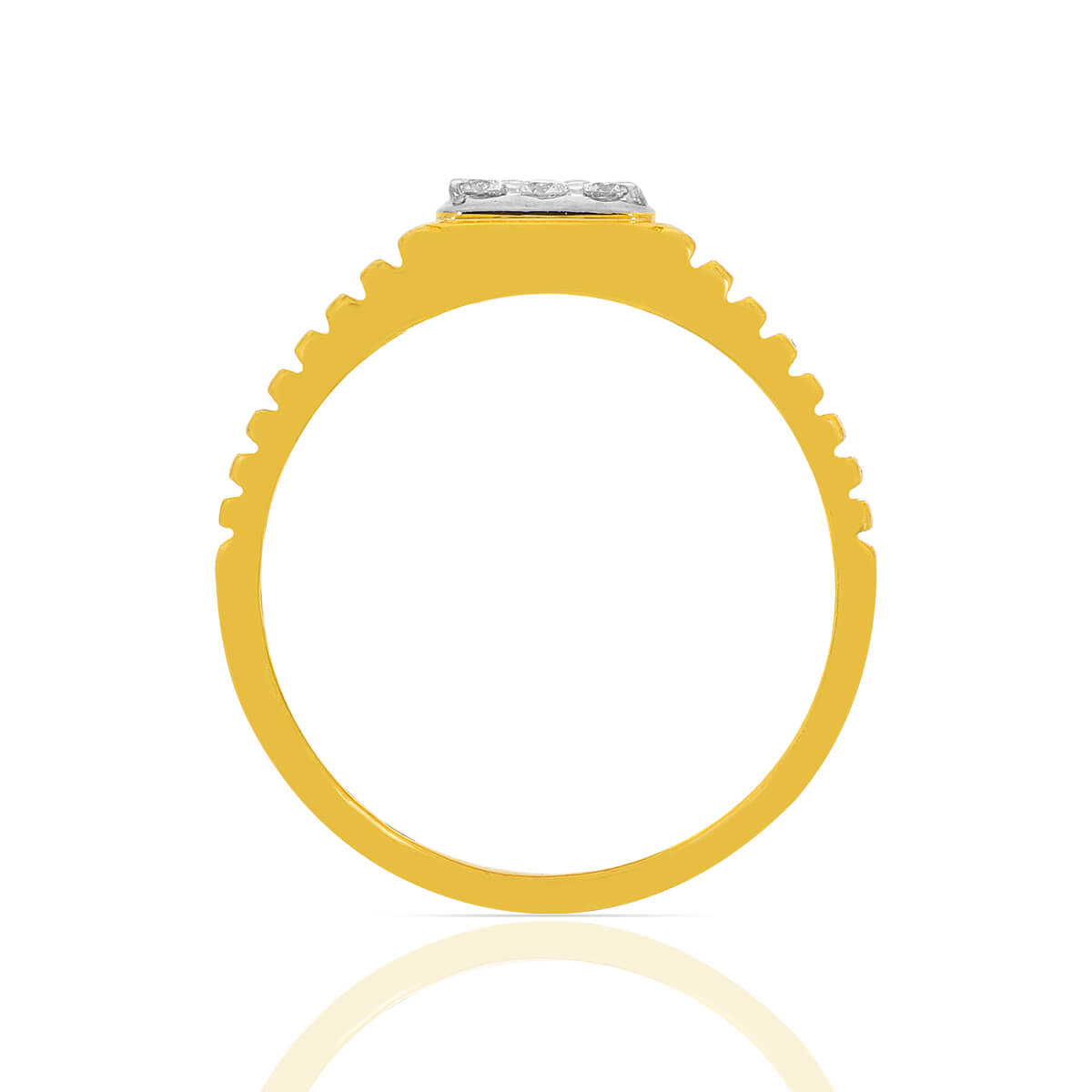 Nine Sparkling Diamond Ring