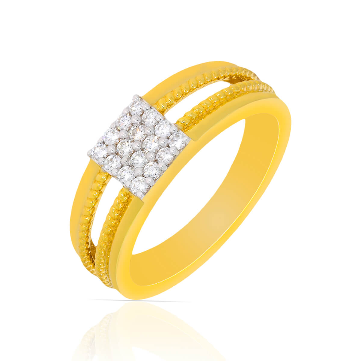 Golden Prestige Men Diamond Ring18K