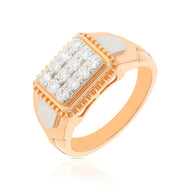 Luxurious Shine Diamond Ring for Men 18K