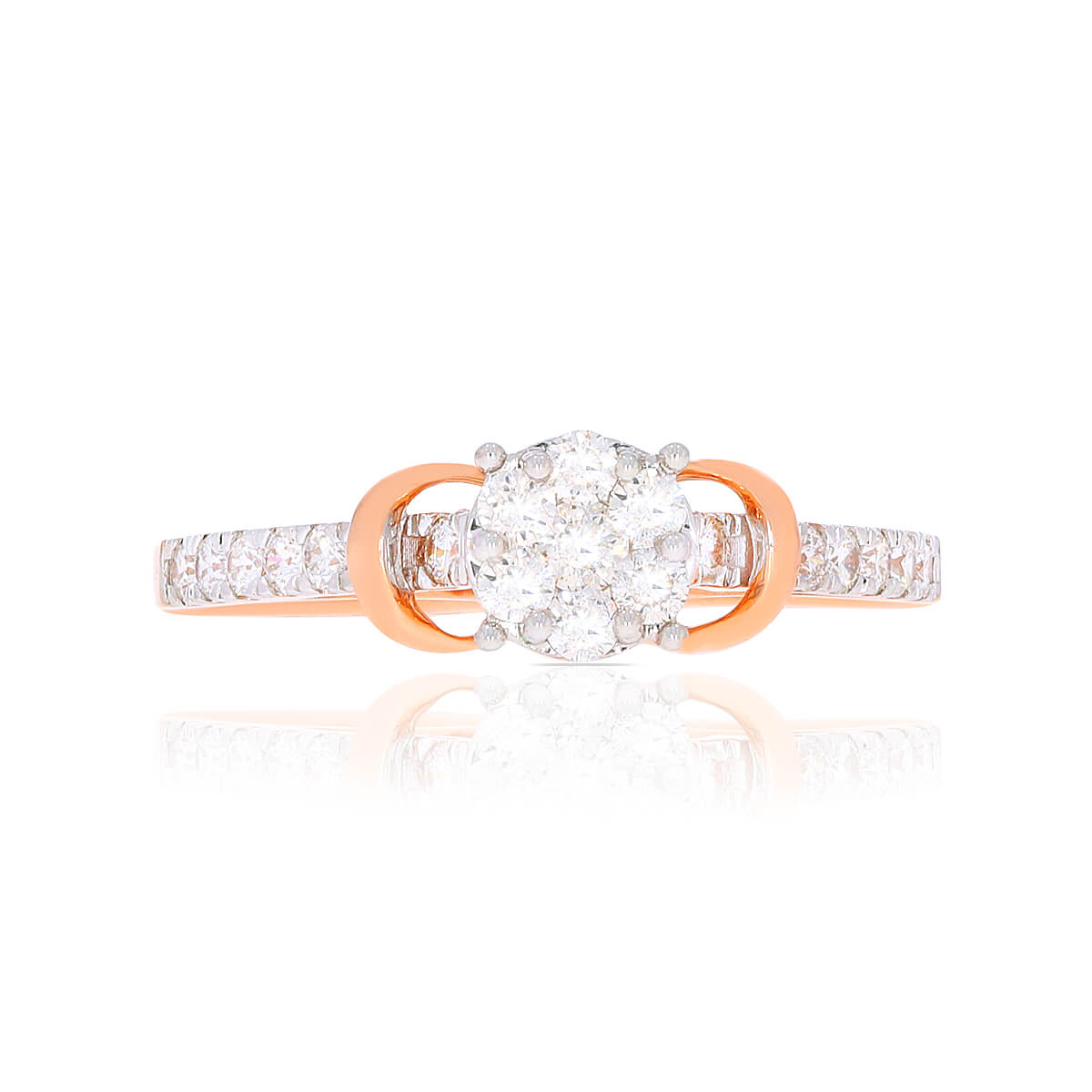 Aesthetic Artistry Diamond Ring for Women