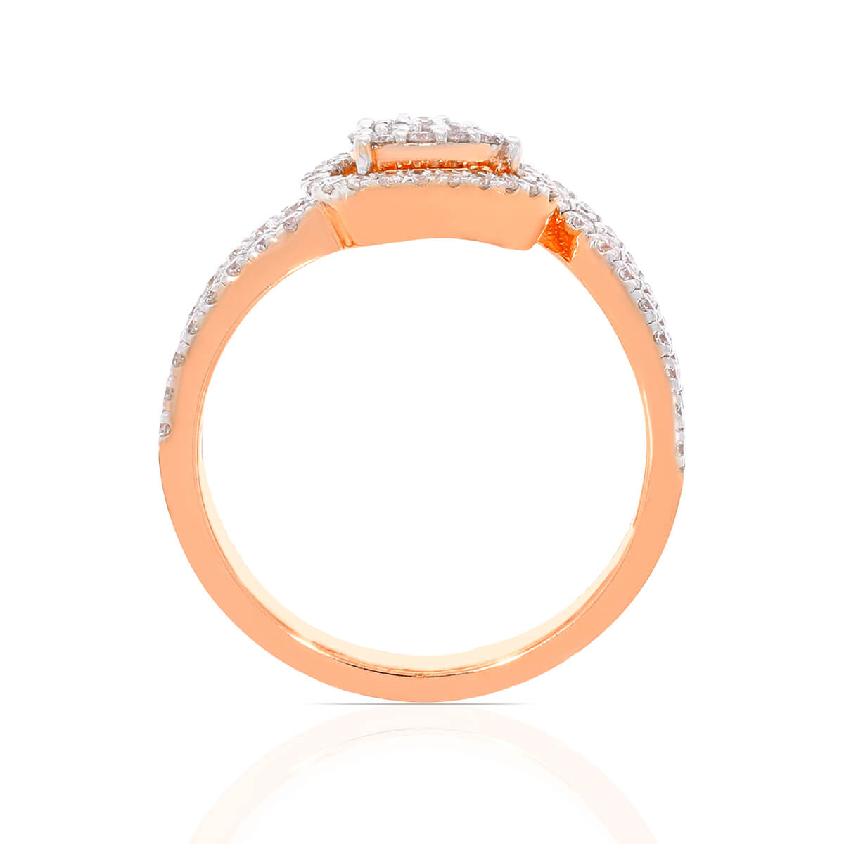 Shimmering Grace Women Gold Ring