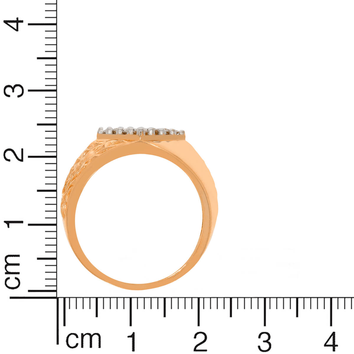 Glimmers of Affection Rose Gold Diamond Ring