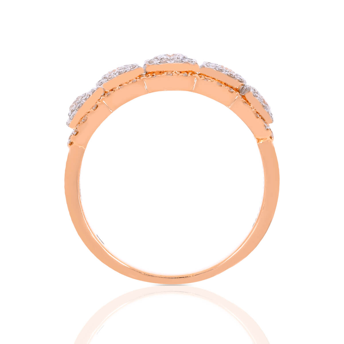 Dazzling Orbs Diamond Engagement Ring for Women