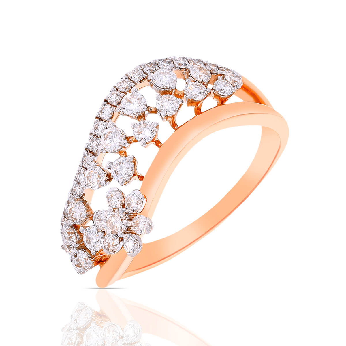 Shimmering Aura Diamond Ring for Women