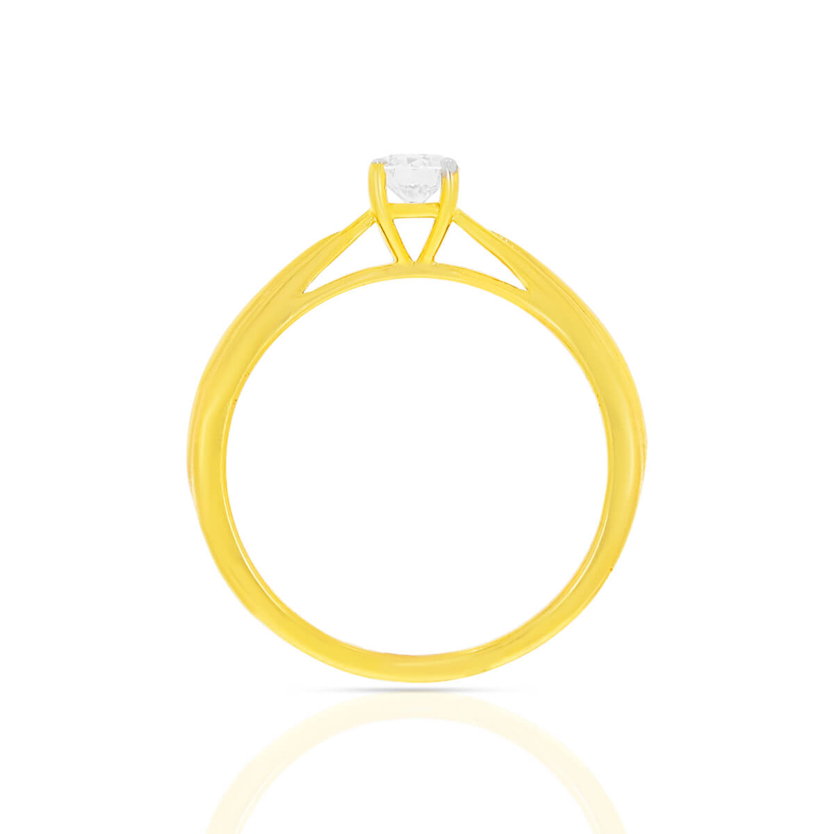 Simple Glow Diamond Ring for Women