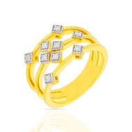 Luxe Shimmer Diamond Ring for Women
