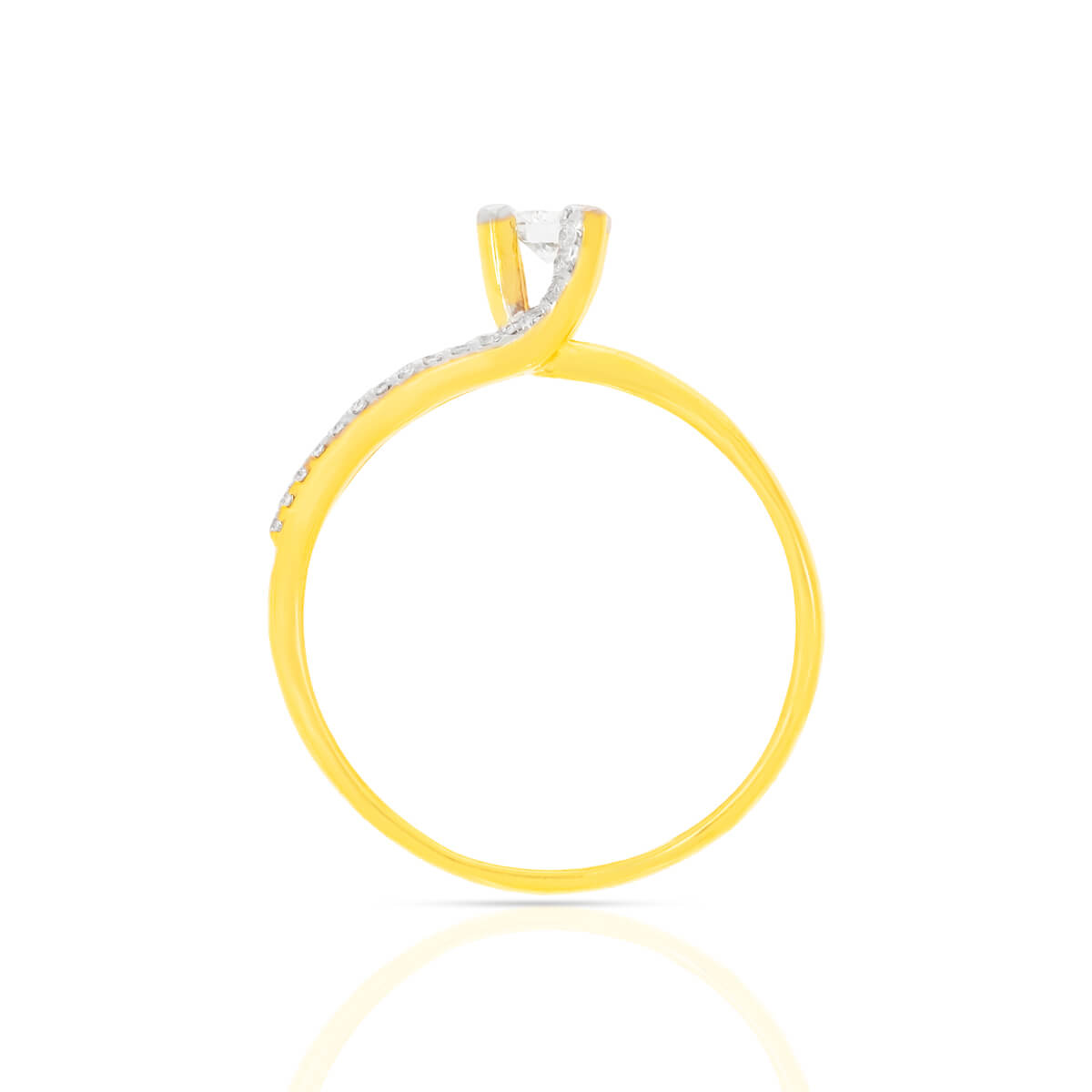 Delicate Shine Diamond Ring for Women