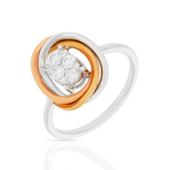 Radiant Swirl Ring for Women