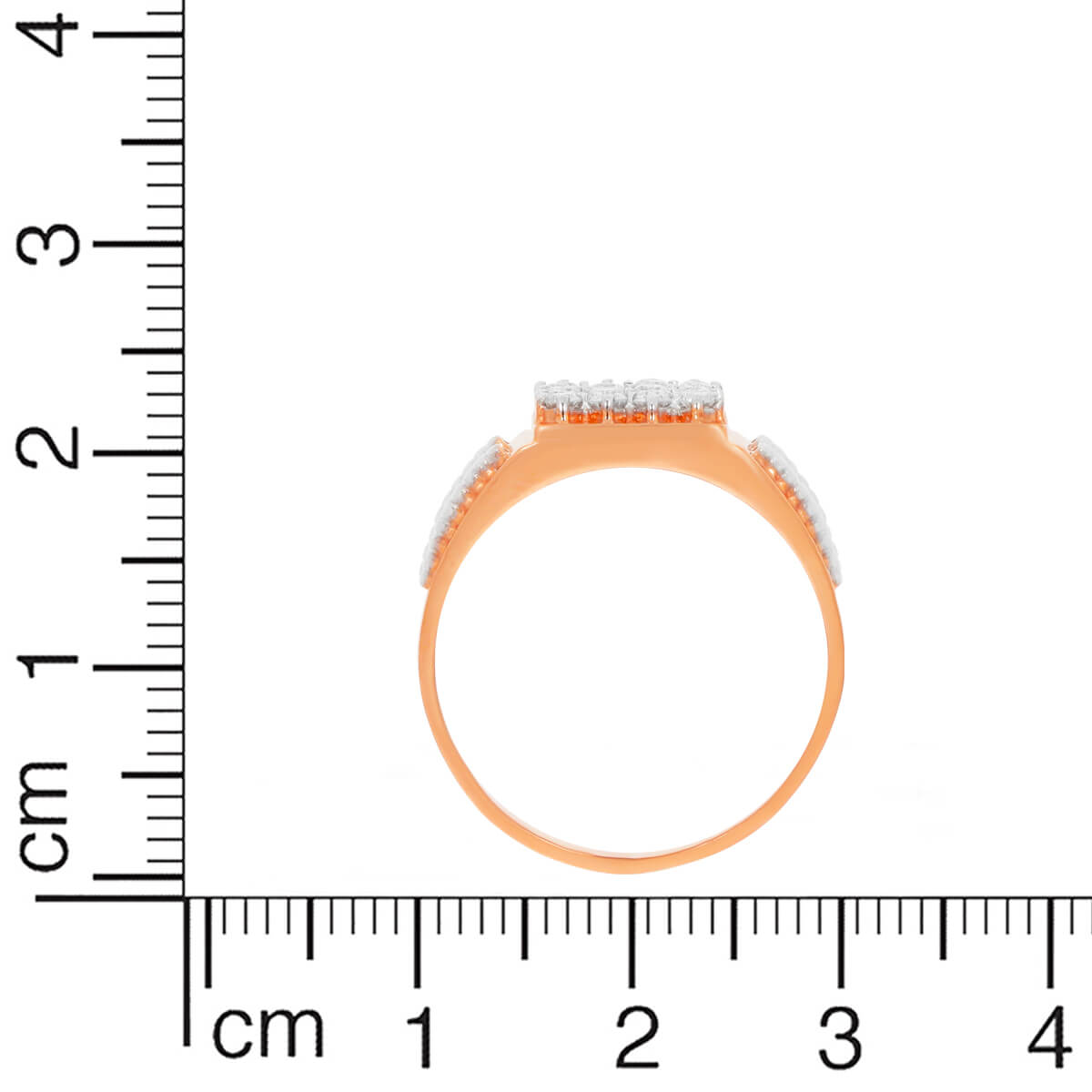 Timeless Two-Tone Diamond Mens Ring