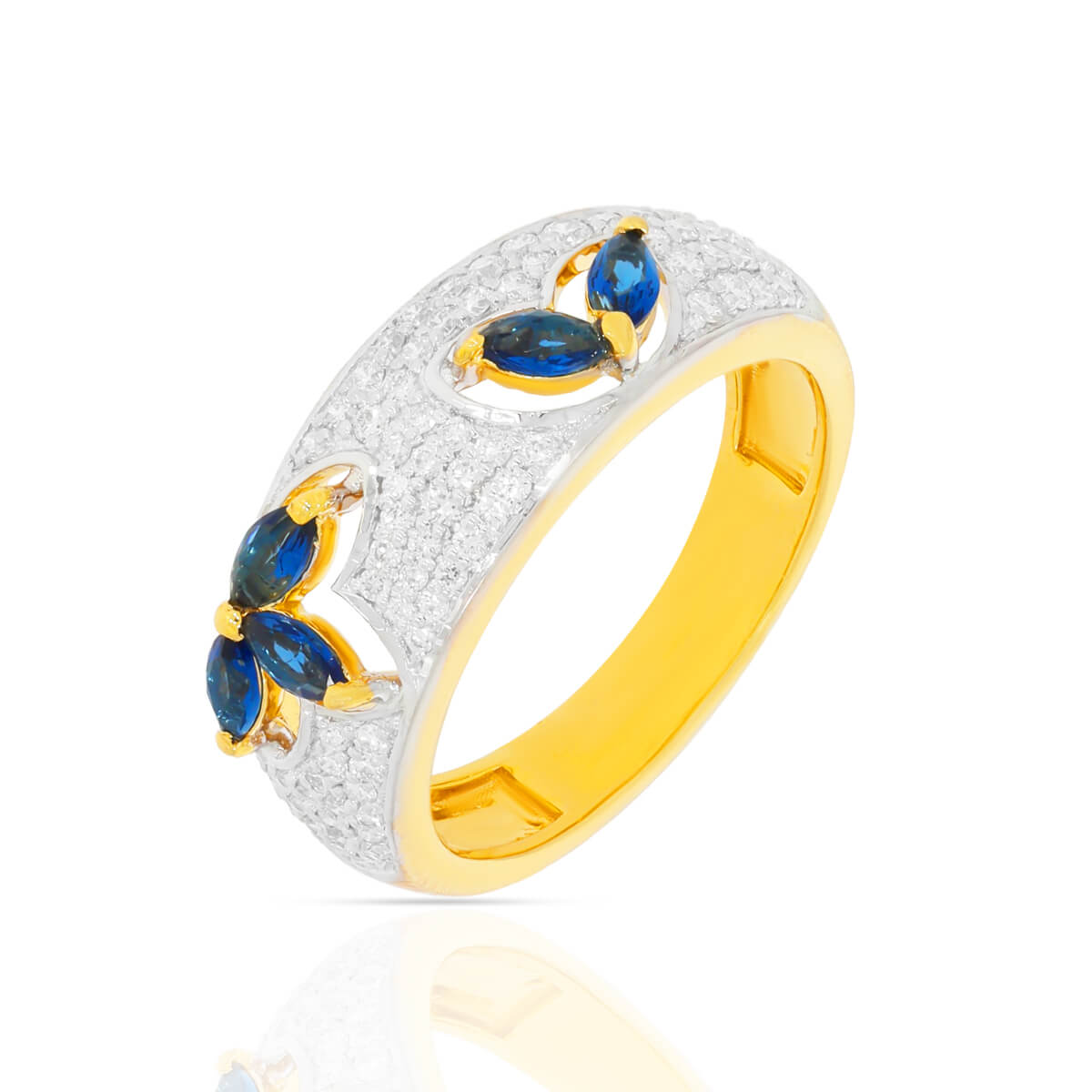 Azure Shimmer Ring for Women