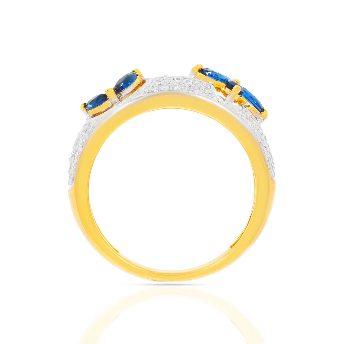 Azure Shimmer Ring for Women