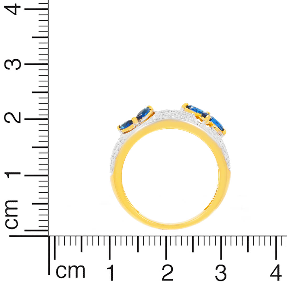Azure Shimmer Ring for Women