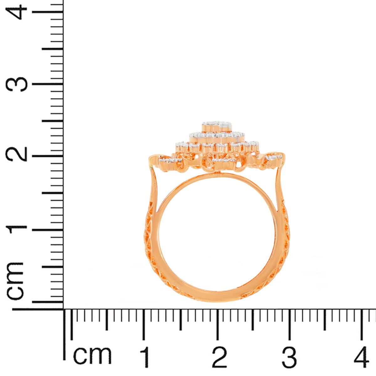 Shimmering Colourful Flora Ring for Women