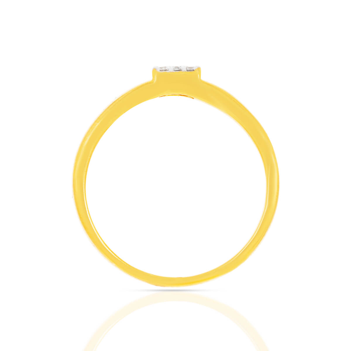 Radiant Simplicity Men Diamond Ring18K