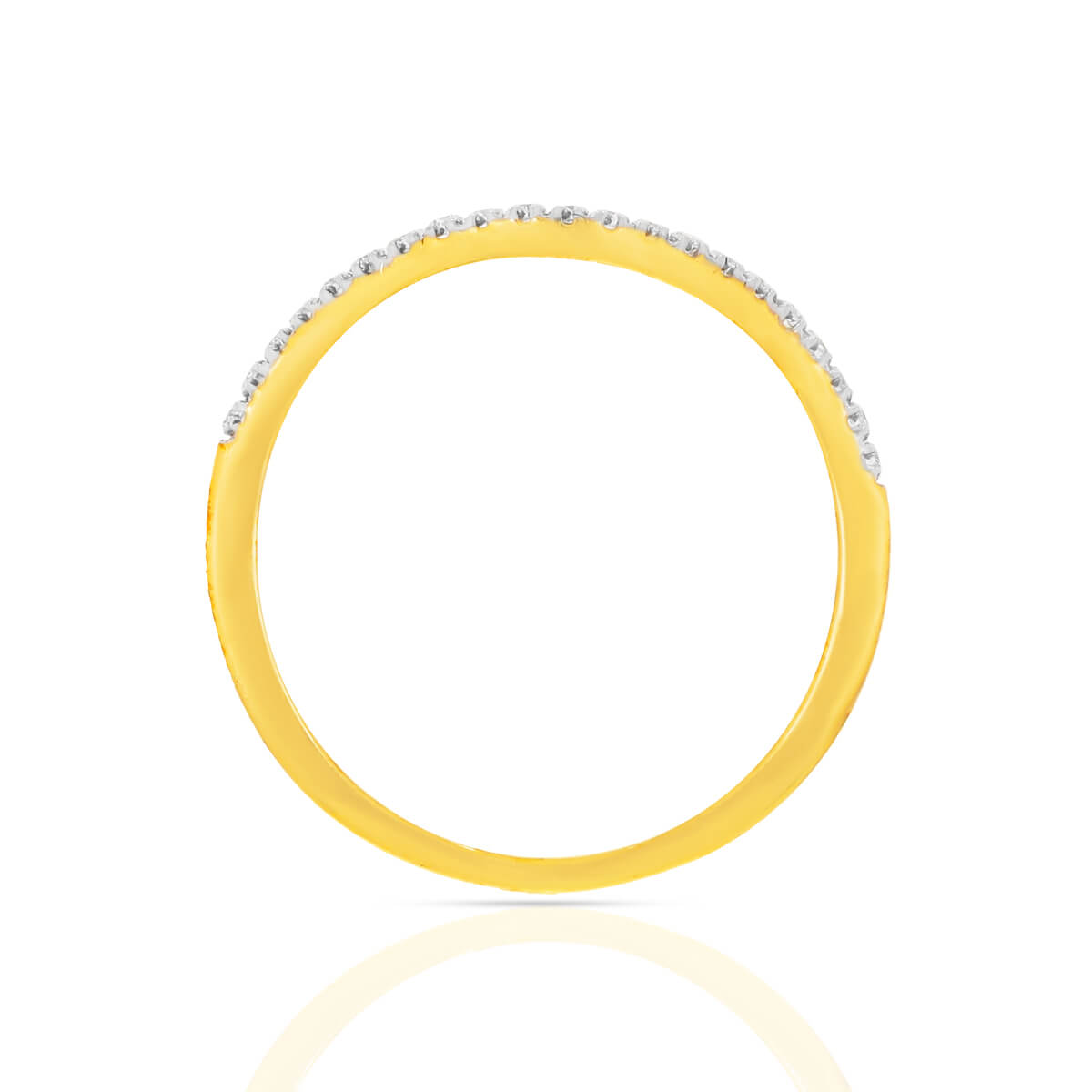 Slender Shimmer Diamond Ring for Women