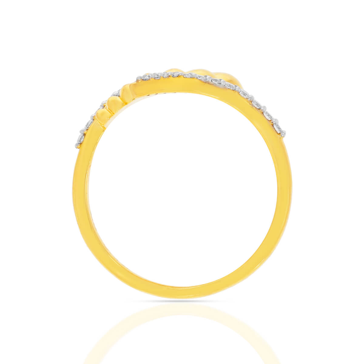 Charming Petal Harmony Diamond Ring for Women