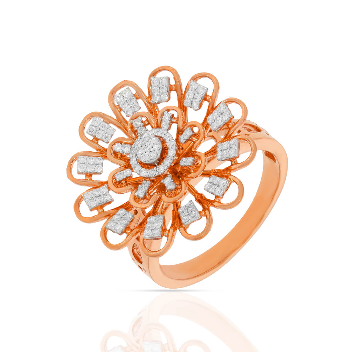 Chroma Floweret Shimmer Ring for Women