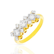 Sleek Horizon Diamond Ring for Women