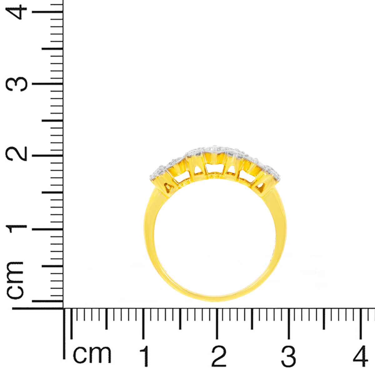 Sleek Horizon Diamond Ring for Women