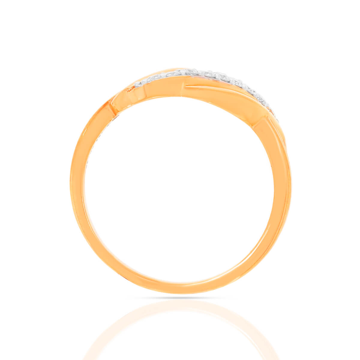 Minimalist Swirl Diamond Ring for Women
