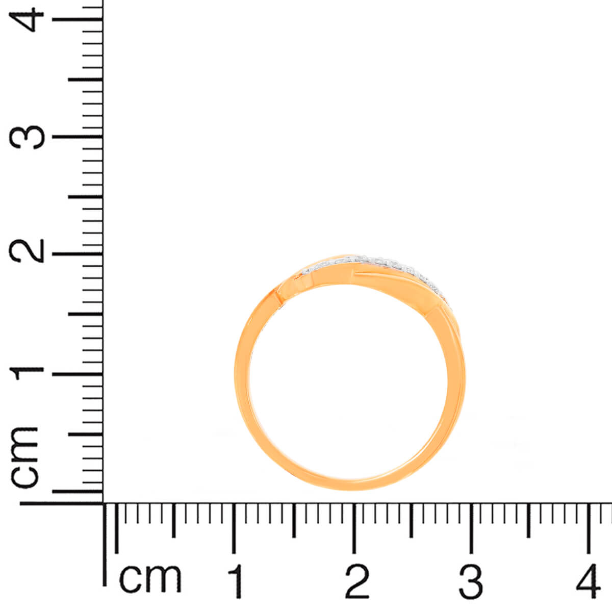 Minimalist Swirl Diamond Ring for Women