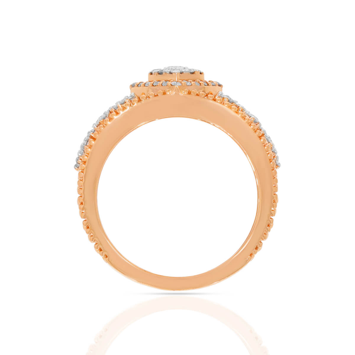 Bold Dazzle Diamond Engagement Ring for Women