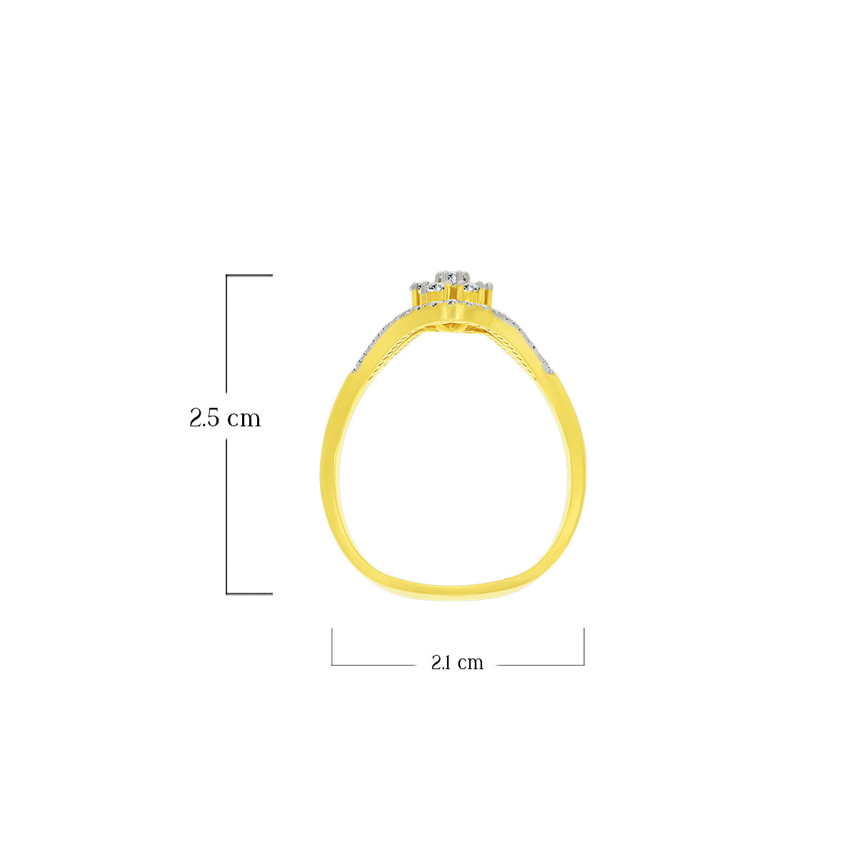 Starline Shimmer 18K Diamond Ring