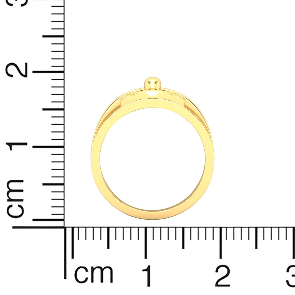 Sophisticated Flair Gold Ring for Women